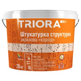 Фарба структурна фасадна акрилова TRIORA 15 кг