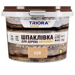 Шпаклівка для дерева акрилова TRIORA 0.8 кг