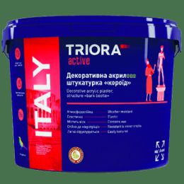 Декоративная штукатурка короед Triora Italy 20 кг белый