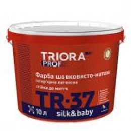 Фарба латексна шовковисто-матова TR-37 silk&baby TRIORA prof 3л