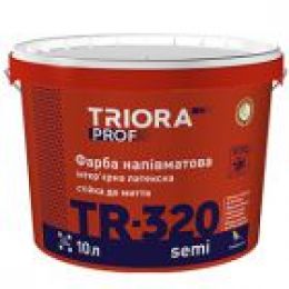 Фарба латексна напівматова TR-320 semi TRIORA prof 3л