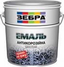 Эмаль антикоррозийная прямо по ржавчине Зебра 88 темно-коричневый глянец 0,75л
