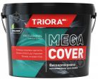 Фарба інтер'єрна латексна Triora MEGA COVER Високопокривна мат білий 14 кг